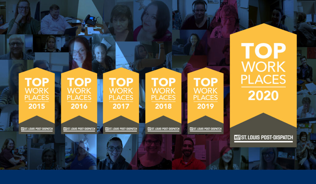 Top Workplace Badges from 2015-2020