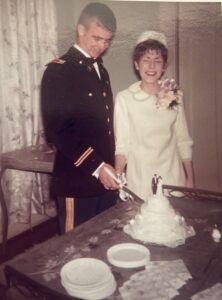 Bill and Dorothy Warren on their wedding day in December 1968