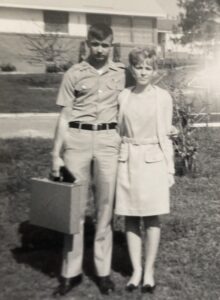 Bill Warren before leaving for Vietnam in April 1969